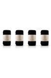 Sensy Premium Taranan Makrome Ipi Makrame Taranabilir İp Hobi Ipi Tek Büküm 4lü Set Koyu Gri