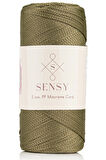 SENSY Premium 200 Gr Polyester Makrome İpi 2 MM - 230 M Supla İp Ve Çanta İpliği