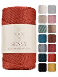 SENSY Premium Polyester PP Cord Makrome İpi 5 MM