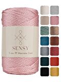 SENSY Premium Polyester PP Cord Makrome İpi 5 MM