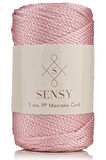 SENSY Premium Polyester PP Cord Makrome İpi 5 MM