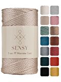 SENSY Premium Polyester PP Cord Makrome İpi 5 MM