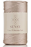 SENSY Premium Polyester PP Cord Makrome İpi 5 MM