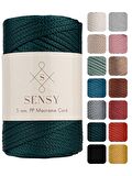 SENSY Premium Polyester PP Cord Makrome İpi 5 MM