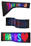 LED Matrix Panel Rg-B Ekran Kumandalı App Kontrollü Iş Yeri Otomobil Tır Kamyon Cam Uyumlu Kedi Gözlü