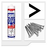 APEL HIZLI SIVI ÇİVİ MK300 390G AHŞAP, CAM, PLASTİK, AYNA YAPIŞTIRICI TUT319