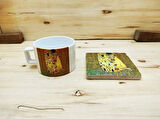 Gustav Klimt Set 4 - Çay/kahve Fincanı Kupa Taş Bardak Altlığı 1