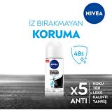 Nivea Kadın Roll On Invisible Black White Pure 50 ML - 2'li Avantaj Paketi