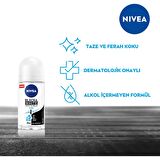 Nivea Kadın Roll On Invisible Black White Pure 50 ML - 2'li Avantaj Paketi
