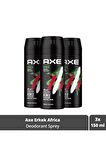 Axe Men Deodorant Africa 150 ML - 3'lü Avantaj Paketi