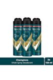 Rexona Men Deodorant Champions 150 ML - 3'lü Avantaj Paketi