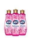 ABC Parfumia Romantik Gül Beyazlar ve Renkliler İçin Konsantre Yumuşatıcı 3 x 1440 ml 180 Yıkama