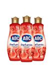 ABC Parfumia Tutkulu Dahlia Beyazlar ve Renkliler İçin Konsantre Yumuşatıcı 3 x 1440 ml 180 Yıkama