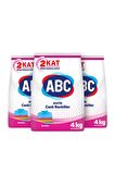 ABC Matik Parfümlü Renkliler İçin Toz Çamaşır Deterjanı 3 x 4 kg 78 Yıkama