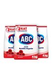 ABC Matik Gül Parfümlü Beyazlar ve Renkliler İçin Toz Çamaşır Deterjanı 3 x 4 kg 78 Yıkama