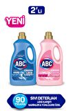 ABC Leke Karşıtı & Bakım Renkliler için Sıvı Deterjan 90 Yıkama 2x2.75 lt