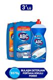 ABC Bulaşık Sıvısı 4kg*2+1370g 3 lü set