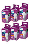 PHILIPS LED 10-75W AMPUL 2700K SARI IŞIK 6LI