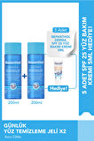 Yüz Temizleme Jeli 200ml - 2'li Paket + SPF Mini Yüz Kremi Hediye