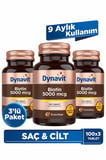 Dynavit Biotin 5000 Mcg 100 Tablet 3 Adet