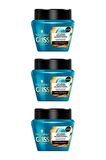 Gliss Aqua Revive Hyaluron ve Deniz Yosunu içeren Nemlendirici 2'si 1 Arada Maske 300 ml x 3 Adet