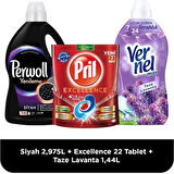 Temizlik Seti Temel : Perwoll Pril Vernel Deterjan Yumuşatıcı