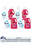 Yenileme Renkliler 4x 1.485 ml 27 Yıkama & Beyazlar 2x 1.485 ml 27 Yıkama 6'lı Set (162Yıkama )