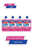Bref  Yüzey Temizleyici  Gül 4x 2.5L 4'lü Set 