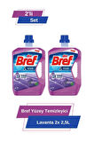 Bref  Yüzey Temizleyici  Lavanta 2x 2.5L 2'li Set 