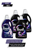 Perwoll 2,97 L Siyah x3 + Perwol 2,75 L Koyu Renkliler için Çiçek Cazibesi  (4'lü Set)