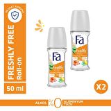 Fa Freshly Free Salatalık & Kavun Roll-On X 2 Adet