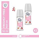 Fa Freshly Free Greyfurt & Liçi Roll-On X 2 Adet