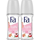 Fa Freshly Free Greyfurt & Liçi Roll-On X 2 Adet
