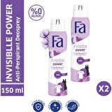 Fa Invisible Power Deosprey 150 Ml X 2 Adet