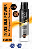 Men Invisible Power Deosprey 150 ml x2 Set – 72 Saat Koruma, Leke Karşıtı Formül
