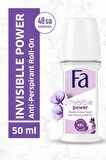 Fa Invisible Power Roll-On 50 Ml X 2 Adet