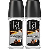Fa Men Invısıble Power Roll-On 50 Ml X 2 Adet
