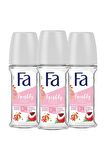FA ROLL-ON WOMEN GREYFURT LYCHEE 50ML x 3 adet