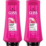 Gliss Supreme Length Uzun Saçlara Özel Saç Kremi 360 ml x 2 Adet