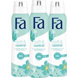 Fa Soft & Control Deospray X 3 Adet