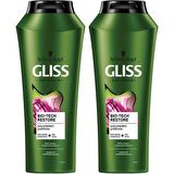 Gliss Bio-Tech Yıpranmış Saçlar İçin Güçlendirici Gül Sulu Şampuan 2x500 ml