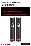 Taft Power Kafein Sprey 250 ml x 2 Adet