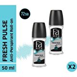 Fa Men Roll-On Fresh Pulse TR 50ml X 2 Adet 