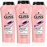 Gliss Split Hair Miracle Şampuan 500 Ml x 3 Adet