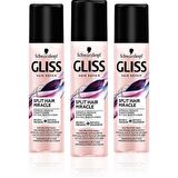 Gliss Split Hair Miracle Sıvı Saç Kremi 200 Ml X 3 Adet