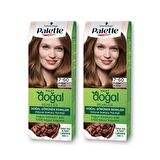 Palette Kalıcı Doğal Renkler Set Boya 7-60 Fındık Kahve 2 Adet