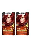 Palette Deluxe Yoğun Renkler 7-887 Ateş Kızılı X 2 Adet Saç Boyası