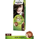 Palette Kalıcı Doğal Renkler 5-0 Açık Kahve x 2 Adet