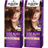 Palette Göz Alıcı Renkler 5-68 Kestane x 2 Adet