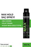 Syoss Maksimum Tutuş Sprey 400 ml x 2 Adet